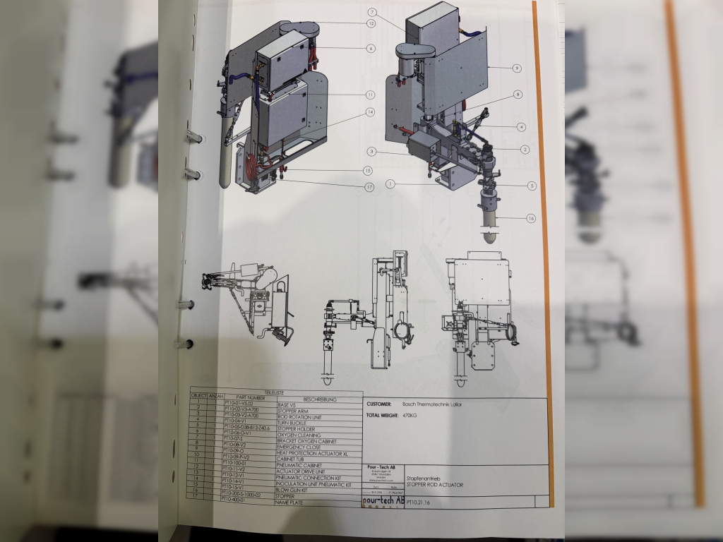 Pour-tech AB Isıtmasız Döküm Sistemi, Pour-tech Sistemi Dahil, Satılık 8