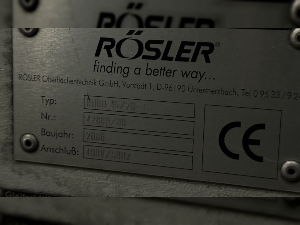 RÖSLER Askılı Kumlama Sistemi (Overhead Blasting System) - 2 t/saat 9