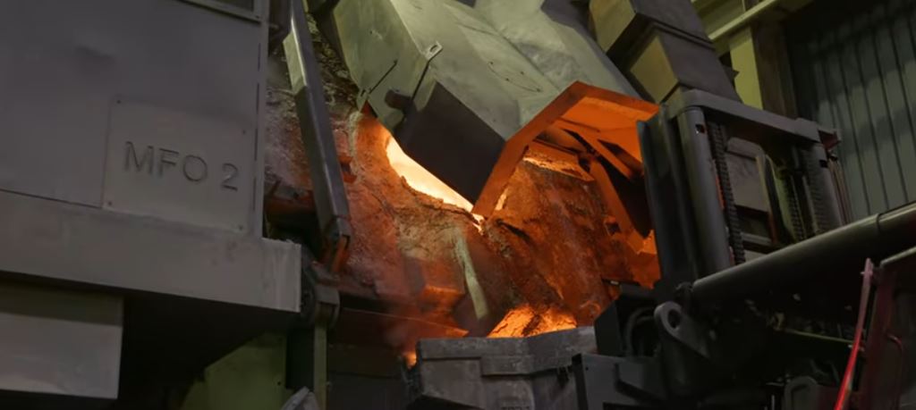 ABB MF İndüksiyon Ocağı 2×8 Ton (2 Şarj Konveyörlü) 4